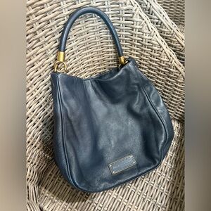 Marc By Marc Jacobs Navy Leather Hobo Bag
